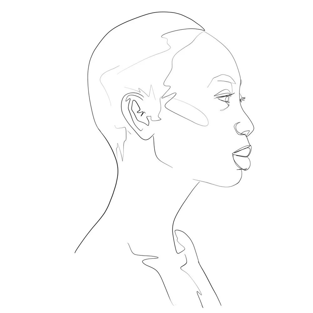 Custom Line Portrait - Picture 5 of 5